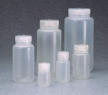 Thermo Scientific Nalgene Economy Bottles - Wide Mouth, Clear